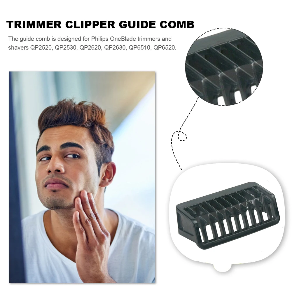 1/2/3/5mm Attachment Comb Trimmer Clipper For Philips OneBlade One Blade Shaver Comb Caliper Cutter Head QP2520 QP2530 QP2620