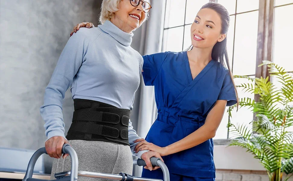 Back Brace for Lower Back Pain Relief Men Women,Breathable Back Support Brace with 3D Lumbar Support Pad for Lifting At Work