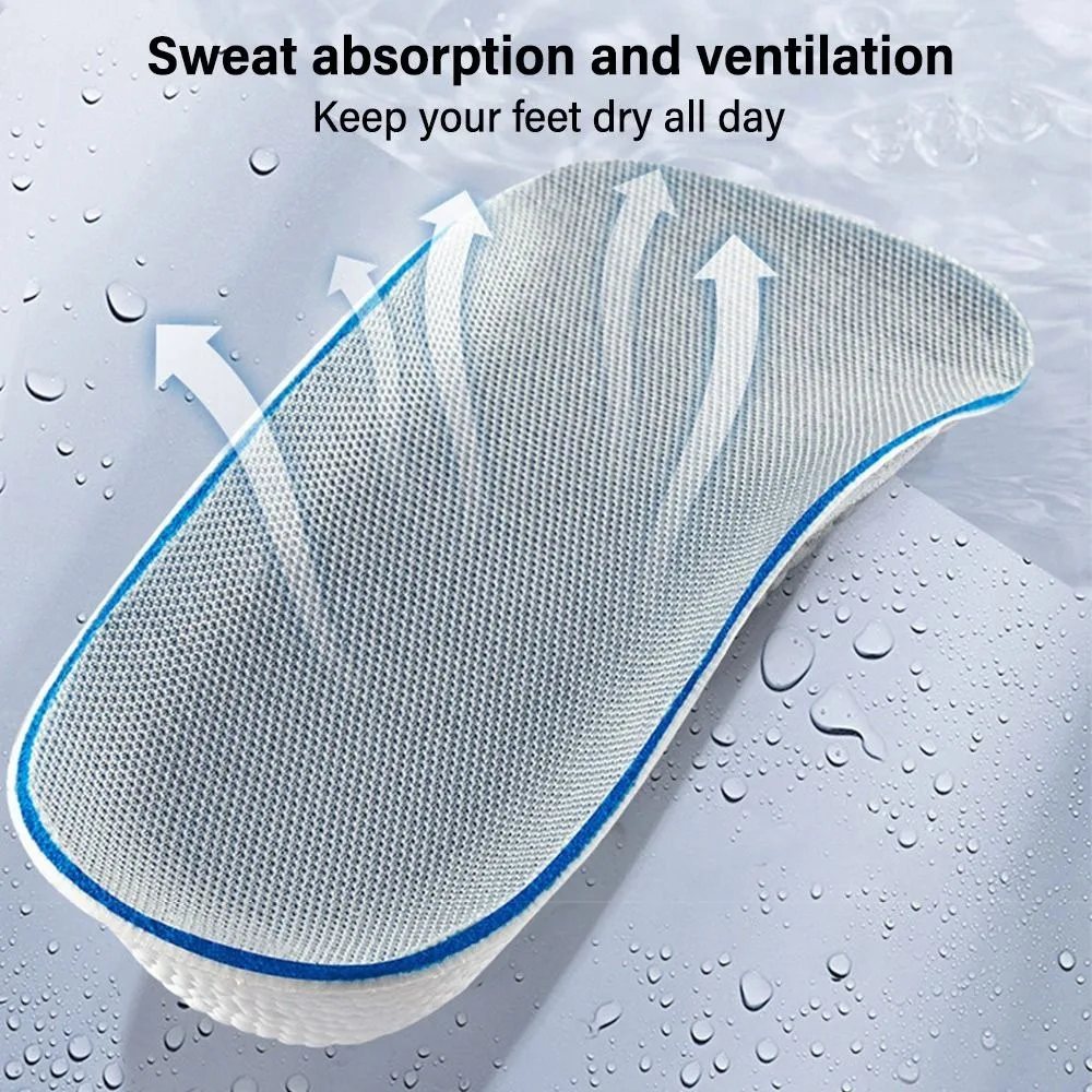 New Breathable Invisible height Insole Arch support Convenient to Use Half Insole Durable Orthopedic Foot Sole Pad for Men Women