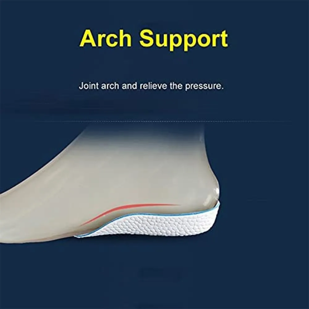 New Breathable Invisible height Insole Arch support Convenient to Use Half Insole Durable Orthopedic Foot Sole Pad for Men Women