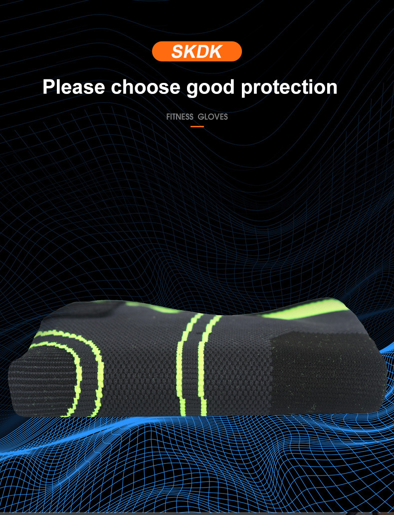 1pc Protective Knee Pad Bandage Knitting Elastic Knee Pressure Support Brace Protector kneelet For GYM Fitness Sport Running