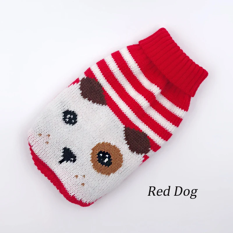 Warm Dog Clothes for Small Dog Coats Jacket Winter Clothes for Dogs Cats Clothing Chihuahua Cartoon Pet Sweater Costume Apparels