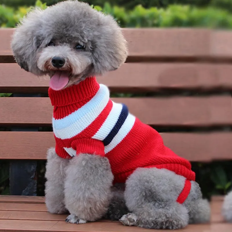 Warm Dog Clothes for Small Dog Coats Jacket Winter Clothes for Dogs Cats Clothing Chihuahua Cartoon Pet Sweater Costume Apparels