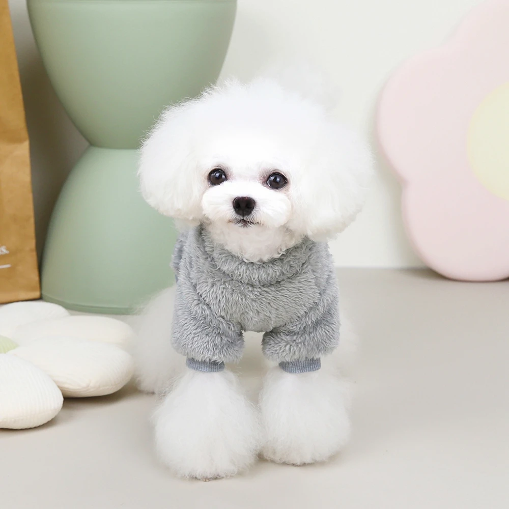 Dog Clothes Pajamas Fleece Jumpsuit Winter Dog Clothing Four Legs Warm Pet Clothes for Small Dogs Chihuahua Costume Apparel