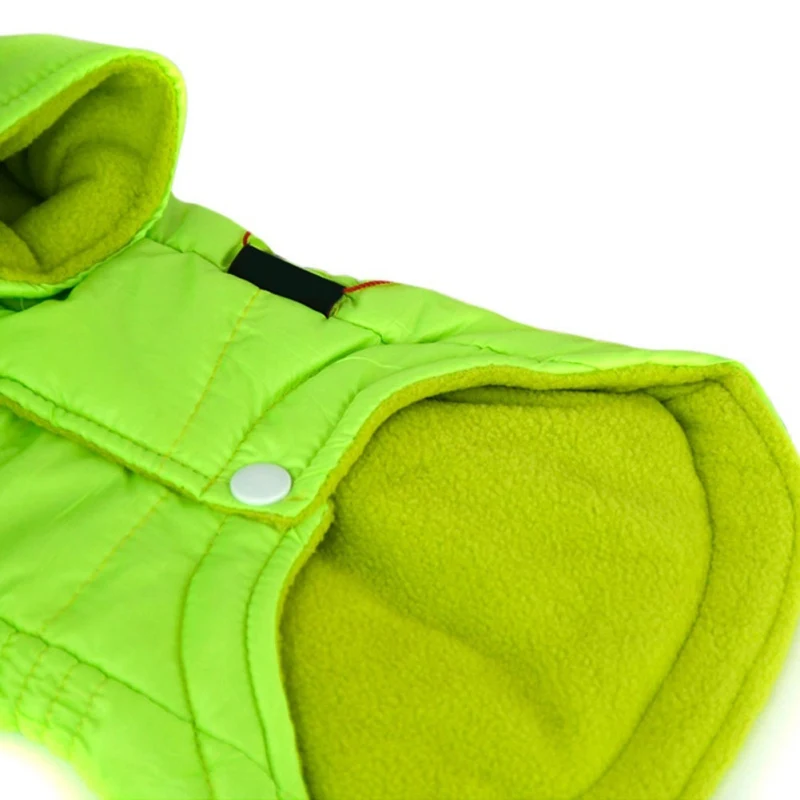 Cozy Dog Winter Coat Windproof Dog Jacket Cold Weather Cat Apparel with Hooded for Small Medium Dogs Cats