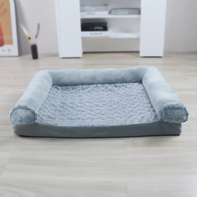 Orthopedic Large Dog Sofa Bed Cozy Pet Couch Nest With Removable Washable Cover Soft Pet Bolster Bed For Big Dogs - Image 3