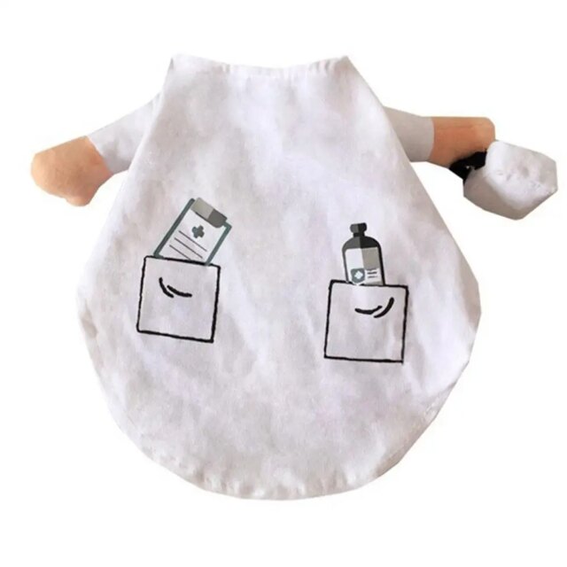 Pet Halloween Costume Funny Dog Cat Doctor Costume Pet Doctor Clothing Funny Cosplay Clothes Dress Apparel Outfit Uniform - Image 4