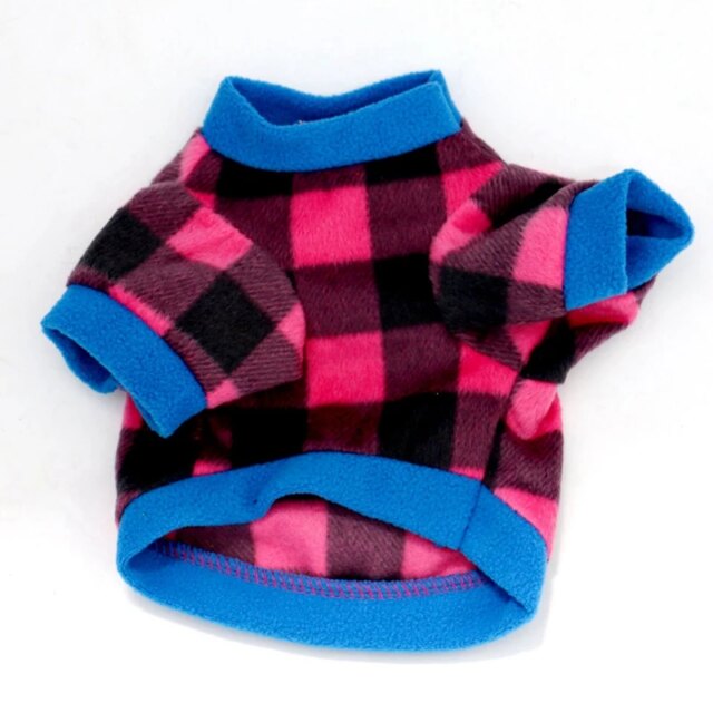 Christms Dog Fleece Vest Sweater Winter Jacket for Small Dogs with D-ring Leash Cold Weather Coat Hoodie Cat Apparels - Image 5