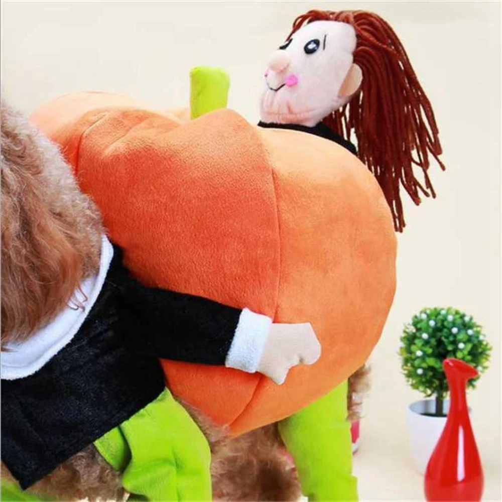 Dog Clothes Halloween Funny Pet Pumpkin Costume Pet Cosplay Special Events Apparel Outfit Dog Cute Cosplay Costumes