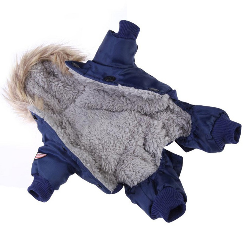 Warm Dog Coat Jacket Four Legs Jumpsuit Pants Apparel Winter Waterproof Pet Dog Clothes Fashion for Chihuahua Yorkie