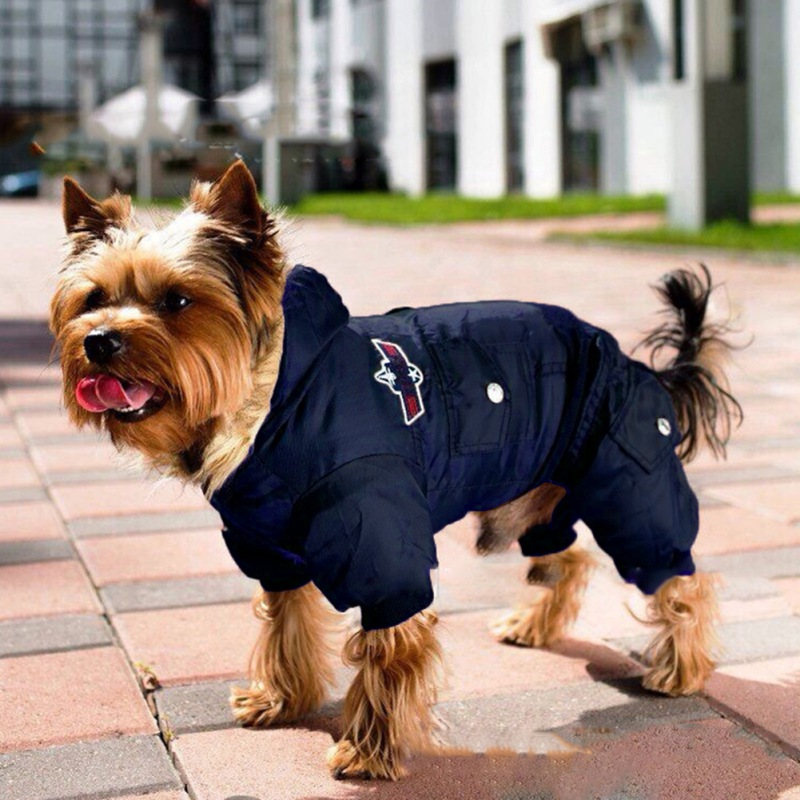 Warm Dog Coat Jacket Four Legs Jumpsuit Pants Apparel Winter Waterproof Pet Dog Clothes Fashion for Chihuahua Yorkie