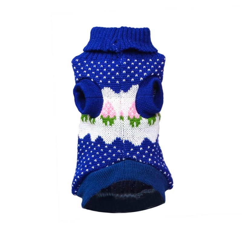 Cartoon Cat Dog Clothes Warm Christmas Sweater For Small Yorkies Chihuahua Winter Pet Cat Clothing Coat Knitting Crochet Apparel