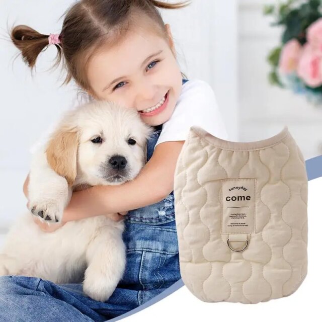 Small Dog Winter Clothes Warm Dog Jacket With Built In Harness Hole Cold Weather Pet Apparel Cozy Snow Vest For Small Dogs Cats - Image 3