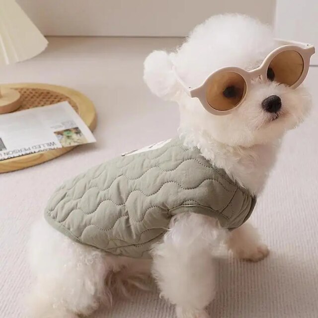 Small Dog Winter Clothes Warm Dog Jacket With Built In Harness Hole Cold Weather Pet Apparel Cozy Snow Vest For Small Dogs Cats - Image 6
