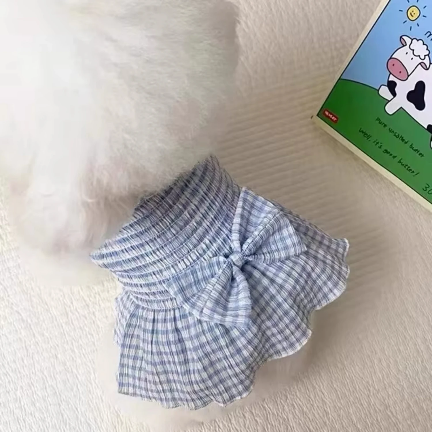 Dog Dress Summer Puppy Clothes Dog Suspender Skirt Pet Bow Striped Vest Chihuahua Bichon Kitten Pet Clothing Dog Apparel