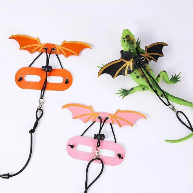 Bearded Dragon Harness And Leash 3 Size Harness Leash For Lizard Adjustable Reptile Training Lead Harness Flexible Animal - Image 2