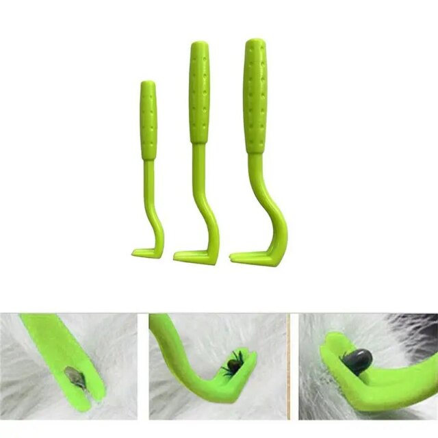 3Pcs Tick Remover Hook Flea Remover Tweezer Tick Pull Pet Cat Dog Accessaries Ticks Removal Tools Flea Extractor Pet Supplies - Image 3