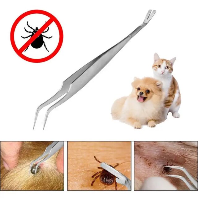 3Pcs Tick Remover Hook Flea Remover Tweezer Tick Pull Pet Cat Dog Accessaries Ticks Removal Tools Flea Extractor Pet Supplies - Image 5