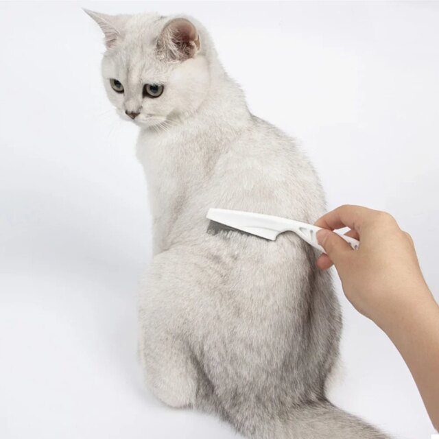Pet Flea Tick Remover Comb - Stainless Steel MultiColor Grooming Tool for Dogs and Cats - Protects from Fleas, Lice, and Ticks - Image 6