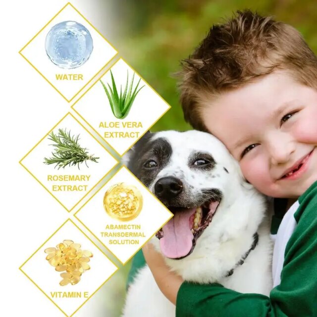 Cat Tick Spray Pet External Drops Long Lasting Tick Removal Tool Comfortable Pet Care Spray Tick Liquid Tick Removal Tool For - Image 3