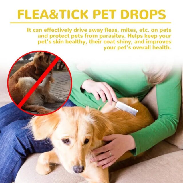 Cat Tick Spray Pet External Drops Long Lasting Tick Removal Tool Comfortable Pet Care Spray Tick Liquid Tick Removal Tool For - Image 5
