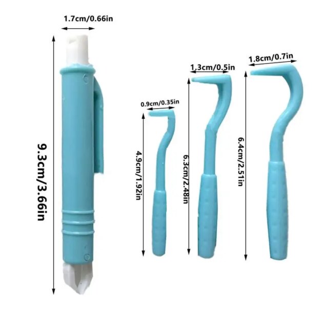 Dog Tick Remover Tool 4 pcs Tick Remover Kit for Cats and Dogs Flea Remover Comb Lice Supplies for Pet Dog Cat Human Horse - Image 6